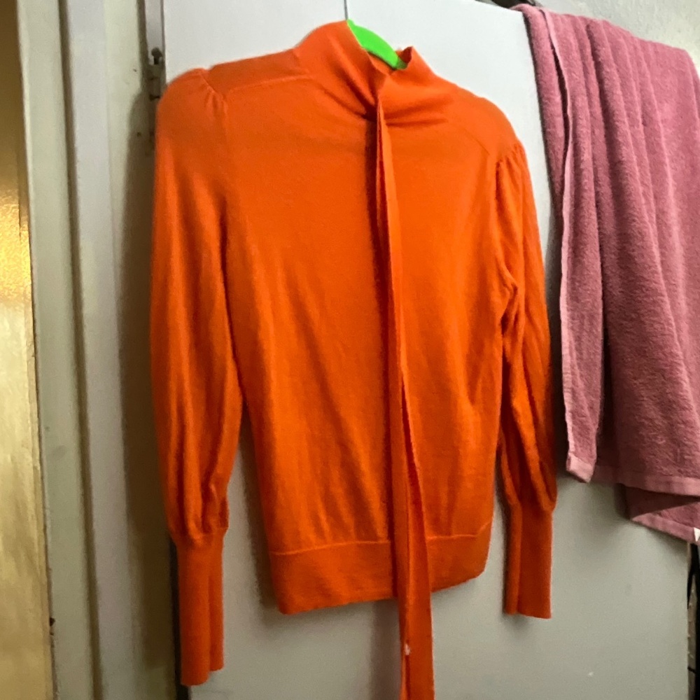 J.Crew turtle neck sweater with bow strings